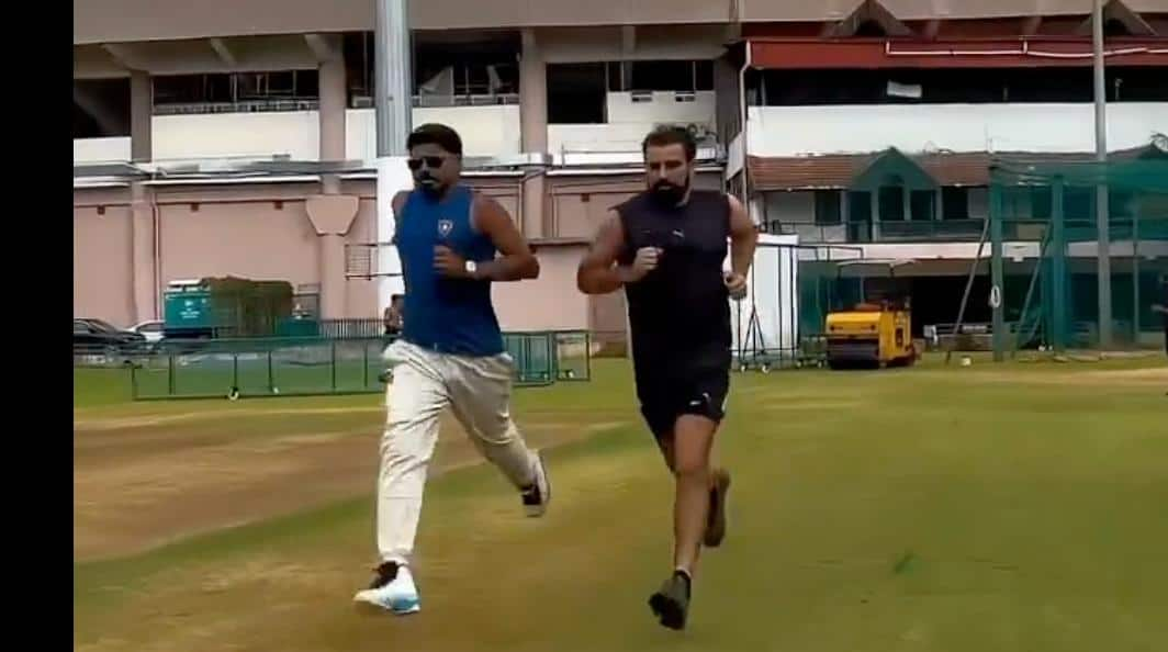 Shami in training session [X]
